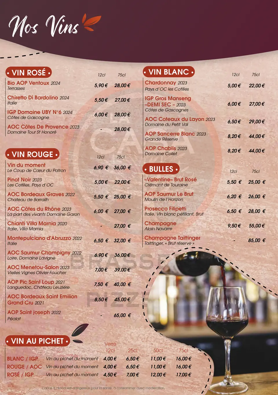 Formules Menu - La Casa