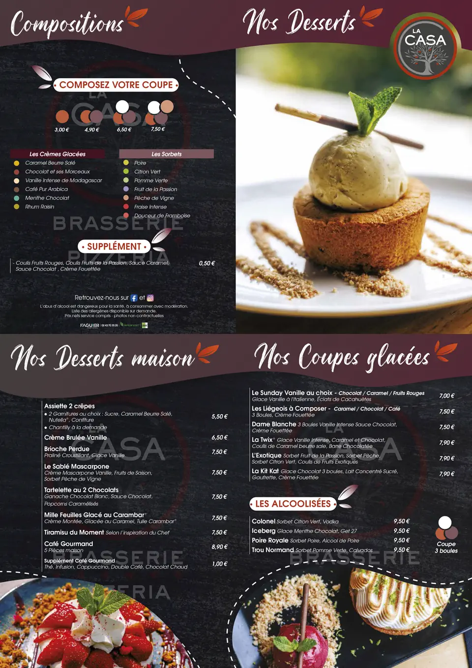 Formules Menu - La Casa