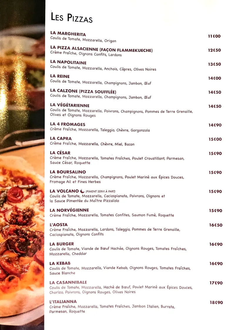 Formules Menu - La Casa